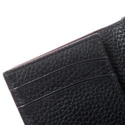 Pre Owned Montblanc Black Leather Business Card Holder