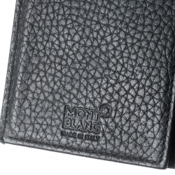 Pre Owned Montblanc Black Leather Business Card Holder