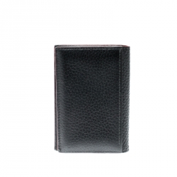 Pre Owned Montblanc Black Leather Business Card Holder