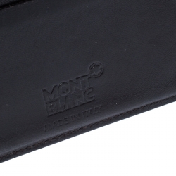 Montblanc Black Crocodile Embossed Leather Bifold Wallet 9CC