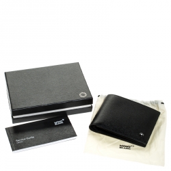 Montblanc Black Leather Westside Bifold Wallet