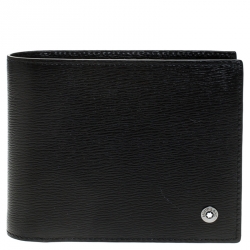 Montblanc Black Leather Westside Bifold Wallet
