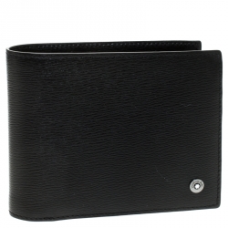 Montblanc Black Leather Westside Bifold Wallet