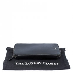 Pre Owned Montblanc Black Leather 13CC Sartorial Travel Wallet