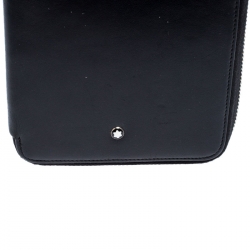 Pre Owned Montblanc Black Leather 13CC Sartorial Travel Wallet