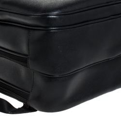 Montblanc Black Leather Extreme Rucksacks 3 Components Backpack              