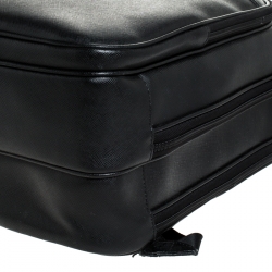 Montblanc Black Leather Extreme Rucksacks 3 Components Backpack              