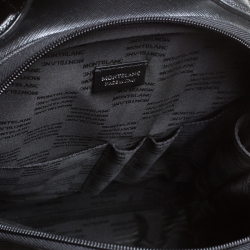 Montblanc Black Leather Small Sartorial Backpack 