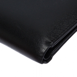 Pre Owned Montblanc Black Leather Meisterstuck Bifold Wallet