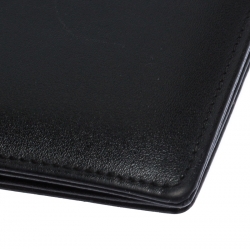 Pre Owned Montblanc Black Leather Meisterstuck Bifold Wallet