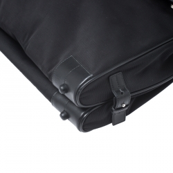 Pre Owned Montblanc Black Leather and Nylon Briefcase