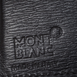 Pre Owned Montblanc Black Leather Westside Bifold Wallet