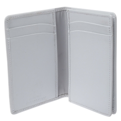 Montblanc White Leather Meisterstuck Card Holder