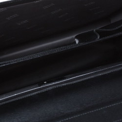 Montblanc Black Leather 4810 Westside Single Gusset Briefcase 