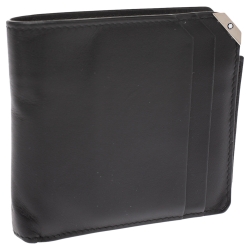 Pre Owned Montblanc Black Leahter Urban Spirit Bifold Wallet