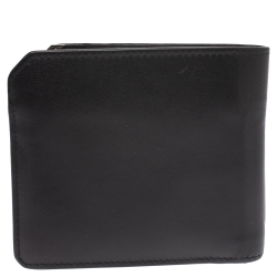 Pre Owned Montblanc Black Leahter Urban Spirit Bifold Wallet
