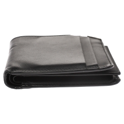 Pre Owned Montblanc Black Leahter Urban Spirit Bifold Wallet