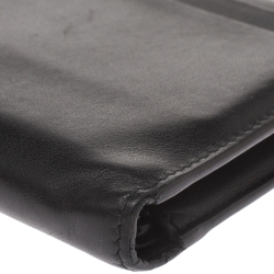 Pre Owned Montblanc Black Leahter Urban Spirit Bifold Wallet