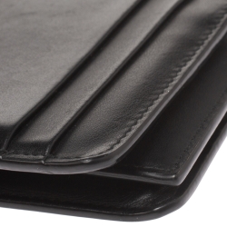 Pre Owned Montblanc Black Leahter Urban Spirit Bifold Wallet