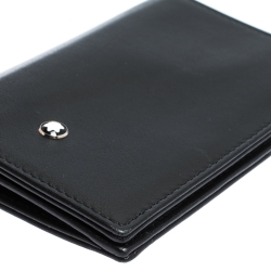 Montblanc Black Leather Meisterstuck Business Card Holder