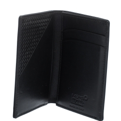 Montblanc Black Leather Meisterstuck Business Card Holder