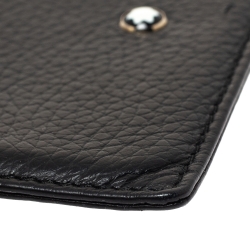 Pre Owned Montblanc Black Leather Meisterstuck Card Holder