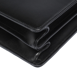 Montblanc Black Leather Meisterstück Double Gusset Briefcase