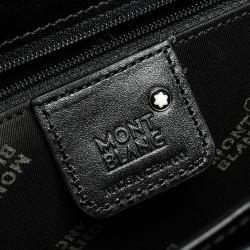 Montblanc Black Leather Meisterstück Double Gusset Briefcase