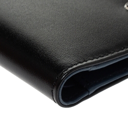 Pre Owned Montblanc Black Leather Meisterstuck Bifold Wallet