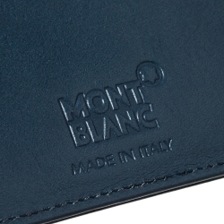 Pre Owned Montblanc Black Leather Meisterstuck Bifold Wallet