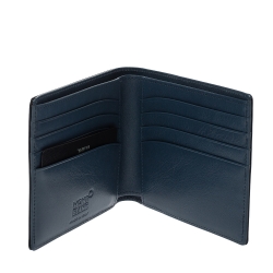 Pre Owned Montblanc Black Leather Meisterstuck Bifold Wallet