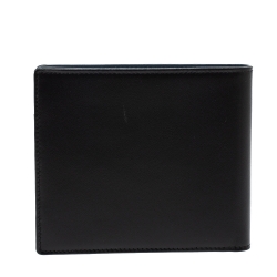 Pre Owned Montblanc Black Leather Meisterstuck Bifold Wallet