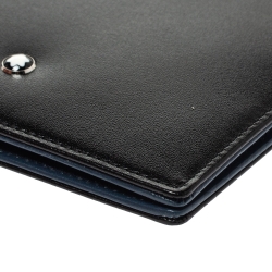 Pre Owned Montblanc Black Leather Meisterstuck Bifold Wallet