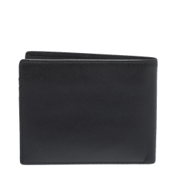 Pre Owned Montblanc Black Leather Meisterstuck Bifold Wallet