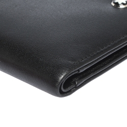 Pre Owned Montblanc Black Leather Meisterstuck Bifold Wallet