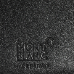Pre Owned Montblanc Black Leather Meisterstuck Bifold Wallet