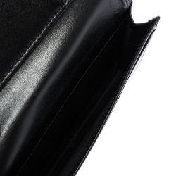 Pre Owned Montblanc Black Leather Meisterstuck Business Card Holder