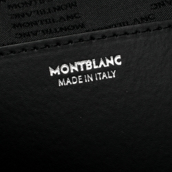 Montblanc Black Leather Sartorial Double Zip Briefcase
