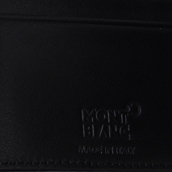 Pre Owned Montblanc Black Nylon and Leather Nightflight 6CC Wallet