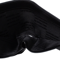 Pre Owned Montblanc Black Nylon and Leather Nightflight 6CC Wallet