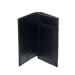Pre Owned Montblanc Black Leather Meisterstuck Business Card Holder Set