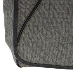 MontBlanc Brown Coated Canvas and Leather Flap Messenger Bag