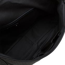 MontBlanc Brown Coated Canvas and Leather Flap Messenger Bag
