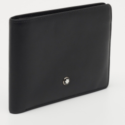 Montblanc Black Leather Meisterstück Bifold Wallet