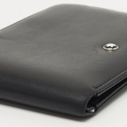 Montblanc Black Leather Meisterstück Bifold Wallet
