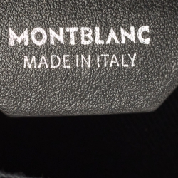 Pre Owned Montblanc Black Monogram Leather Sling Bag