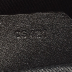 Pre Owned Montblanc Black Monogram Leather Sling Bag