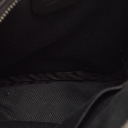 Pre Owned Montblanc Black Monogram Leather Sling Bag