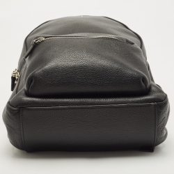 Pre Owned Montblanc Black Leather Meisterstuck Backpack