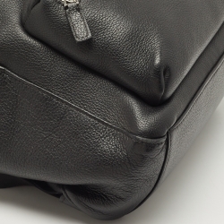 Pre Owned Montblanc Black Leather Meisterstuck Backpack